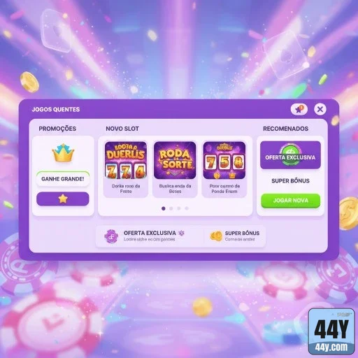 44y - aproveitar exclusivo cassino online - Registro Grátis e Bônus